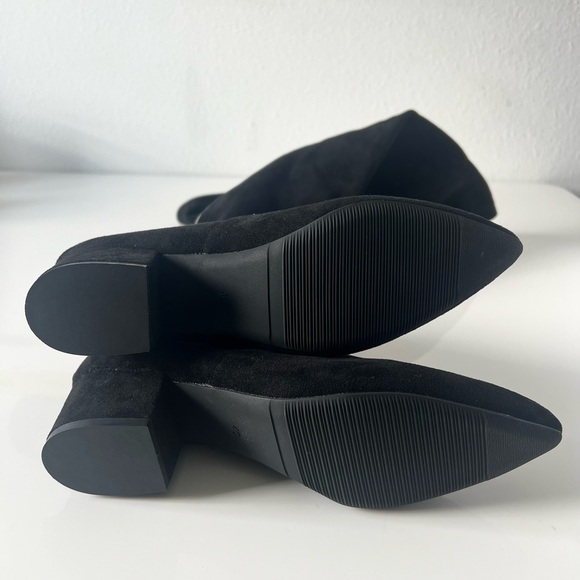 Over the knee vegan suede boots - Picture 4 of 4